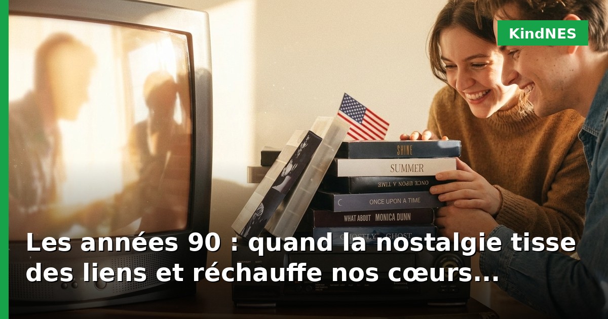 Les années 90 : quand la nostalgie tisse des liens et réchauffe nos cœurs
